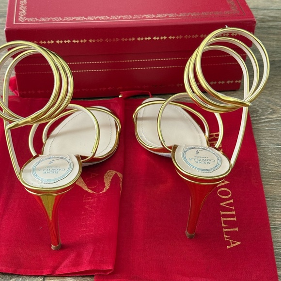 Rene Caovilla Cleo Gold - Picture 5 of 7